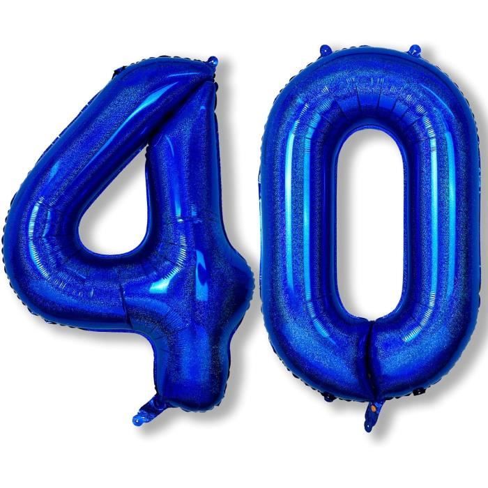 Ballon numéro bleu 40’’