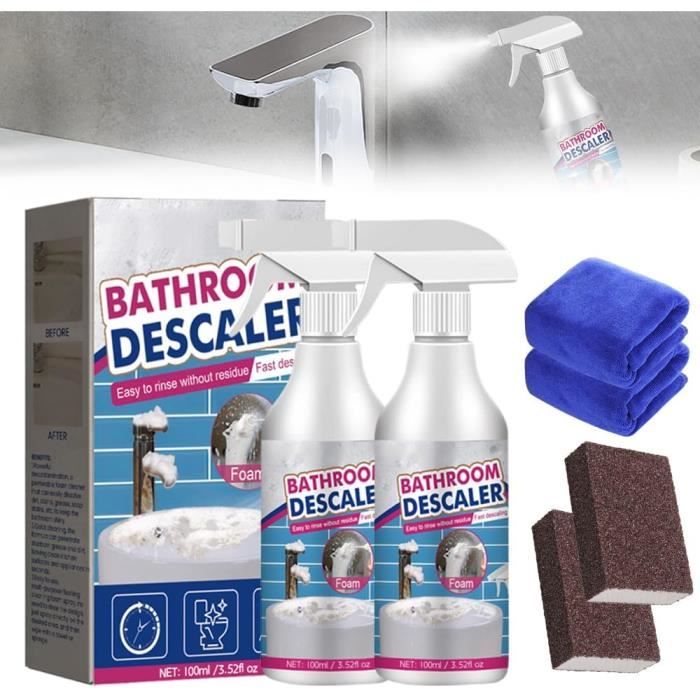 🚿 ACHETEZ 2 - RECEVEZ 1 GRATUIT ! ✨ Nettoyant Salle de Bain Multi-Surfaces - Élimine Calcaire, Moisissures et Saletés en un Seul Gest 💦🧴