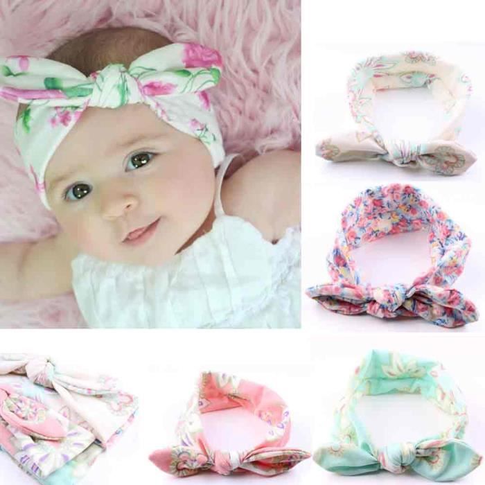 4pc Bebe Enfant Enfants Filles Lapin A Oreilles A Lapin Bandana Bandeau A Tete De Tete Yxp Cdiscount Au Quotidien