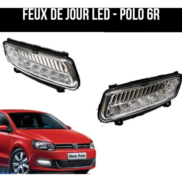 Blocs lampes Feux de jour led pour VW Polo 5 (6R) Cdiscount Auto