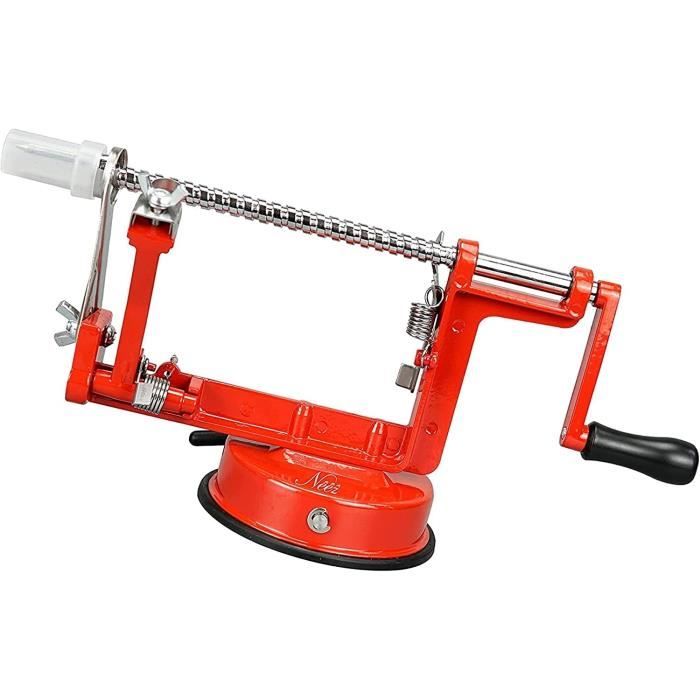 Éplucheur 3-en-1 OCAFOX Pour Pommes Et Légumes - Avec 3 Lames Supplémentaires Et Base Ventouse