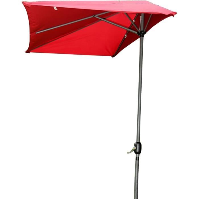 Parasol Extérieur Parasol De Terrasse Parasol DemiRectangulaire, Léger