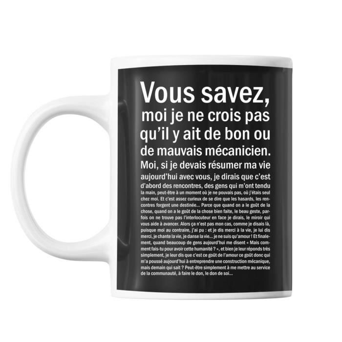 Mug - Le Futur Meilleur Mécanicien - Céramique - 325 Ml - Résistant Lave- Vaisselle Et Micro-onde - Maison