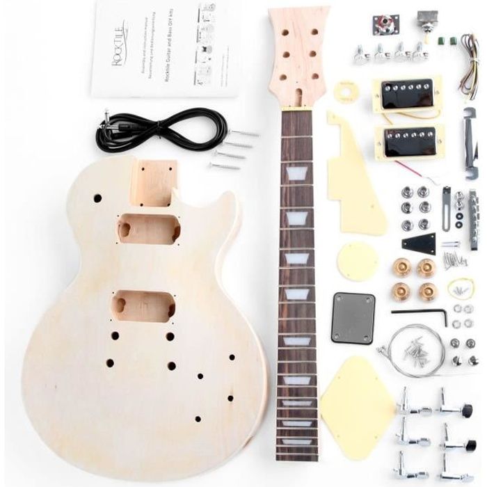Rocktile Guitare Électrique Kit Single Cut Style : Le Kit DIY Parfait pour les Guitaristes
