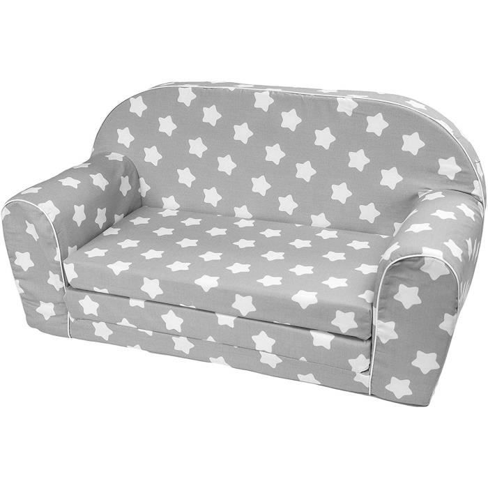 Le canapé convertible SOFA Mini canape pour enfant, Gris - Cdiscount  Puériculture & Eveil bébé