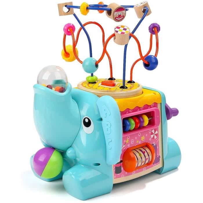 Jouet Cube Enfant 18 Mois Jouet Educatif Avec Jeu Labyrinthe De Perle Pour Bebe 1 An Jouet Cadeau Pour Garcon Et Fille De 18 M 446 Cdiscount