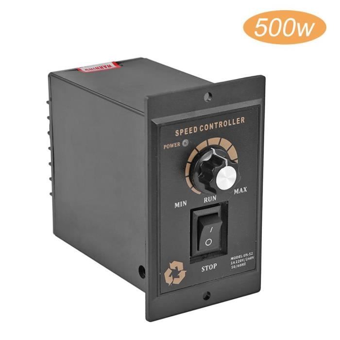 Contrôleur De Vitesse Moteur 400W 220V AC - Régulateur Avant/Arrière Pour Machines Et Équipements
