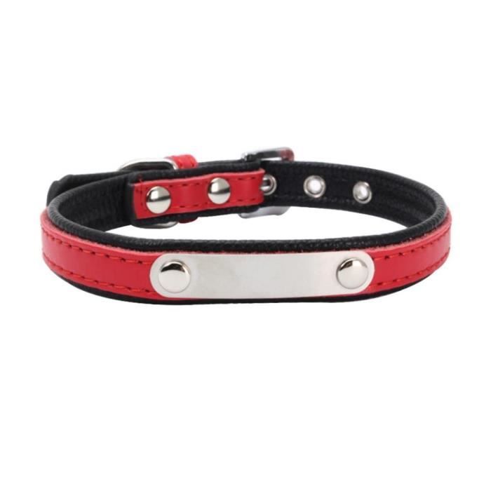 Porte Adresse Collier Pour Chien Chat De Compagnie Ajustable Anti Perte Decoration Pour Chien Avec Plaque Fer Xxs Rouge Noir Cdiscount Porte Adresse Collier Pour Chien Chat De Compagnie Ajustable Anti Perte Decoration Pour Chien Avec Plaque Fer Xxs Rouge Noir Cdiscount