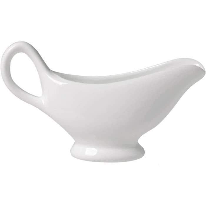 Mini Pots à Sauce En Céramique – Lot De 2 – Blanc, 100 Ml – Idéal Pour Les Sauces Et Condiments