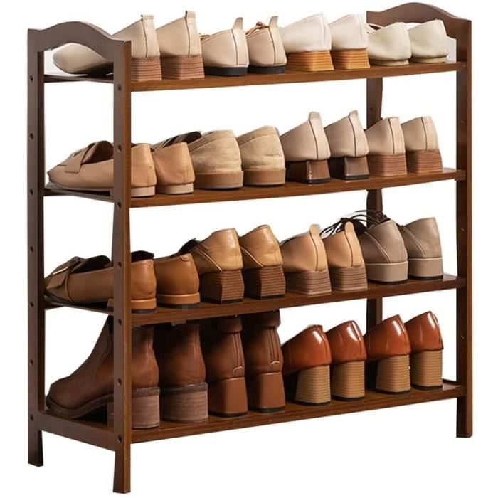 MEUBLE A CHAUSSURES Meubles agrave chaussures 3 Couches en Bambou