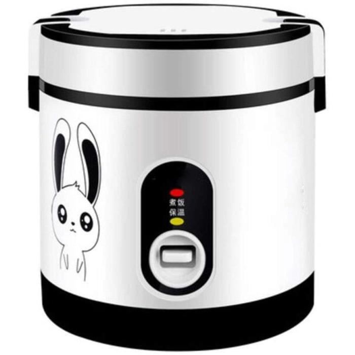 Cuisson Rapide AWYGHJ Mini cuiseur /à Riz de 1,2 L bo/îte /à Lunch /électrique de Voyage avec marmite antiadh/ésive Amovible des rago/ûts et de lavoine pour la Cuisson de la Soupe du Riz