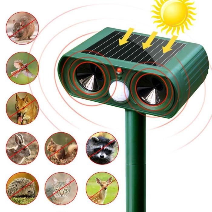 Suntop Repulsif Chat Ultrason Solaire Repulsif Chat Exterieur Sensibilite Et Frequence Reglable Ultrason Chat Pour Repousser Achat Vente Repulsif Nuisibles Maison Suntop Repulsif Chat Ultrason Cdiscount