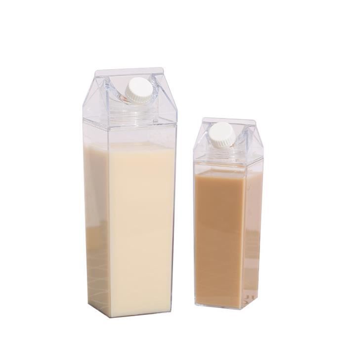 Bouteille d'eau en carton de lait, 500ml / 1000ml Boîte de lait en