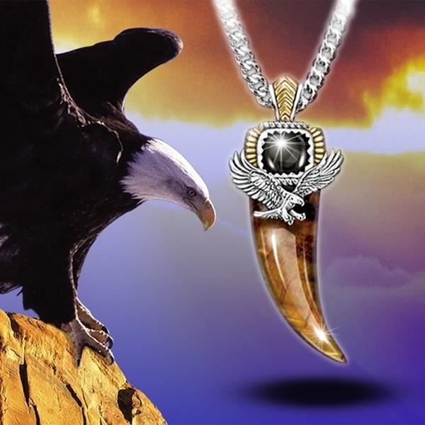 Mode Homme Oeil De Tigre Pierre Noir Agate Aigle Griffe Pendentif Collier Hommes Argent Achat Vente Sautoir Et Collier Mode Homme Oeil De Tigre Pierr Argent Argente Agate