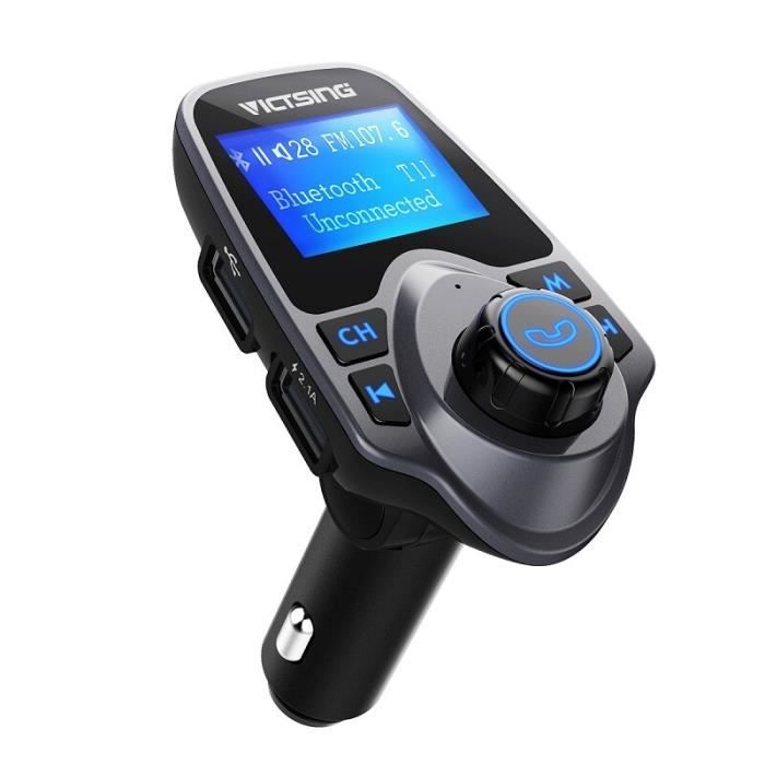 Accessoire audio,transmetteur FM et lecteur MP3 Bluetooth pour voiture,Kit  mains-libres,adaptateur Audio Radio - C[F43516508] - Cdiscount Auto