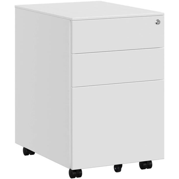 Caisson de bureau metal Caisson de rangement mobile Caisson de Bureau à