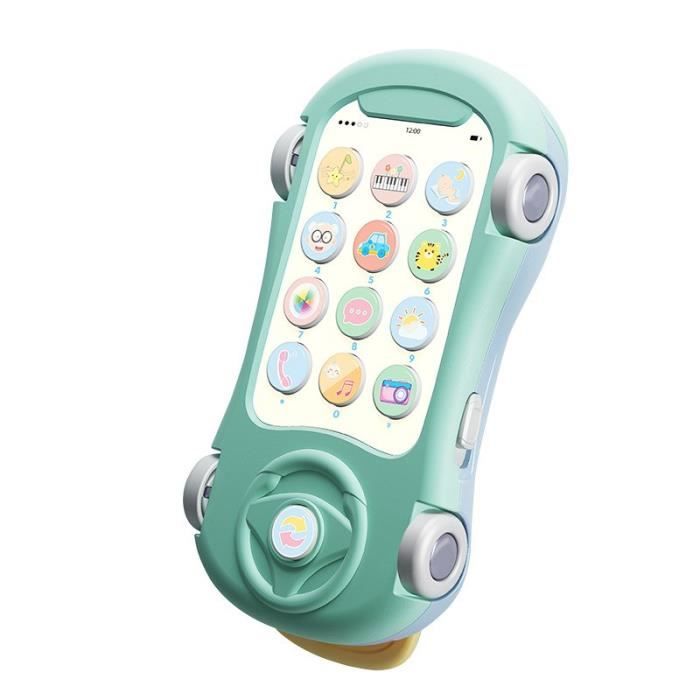 Téléphone Jouet Enfant - KEEJAA - Jouets de modèle de musique de simulation  - Effets lumineux - Vert - Cdiscount Jeux - Jouets