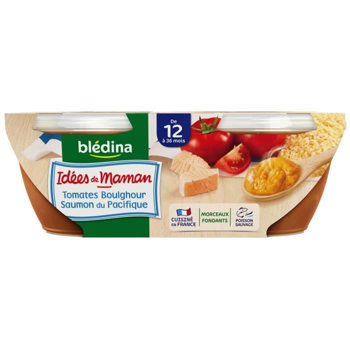 Bledina Les Idees De Maman Tomate Boulghour Saumon Du Pacifique 2x0 G Des 12 Mois Achat Vente Plats Cuisines Bledina Les Idees De Maman Tomate Boulghour Saumon Du