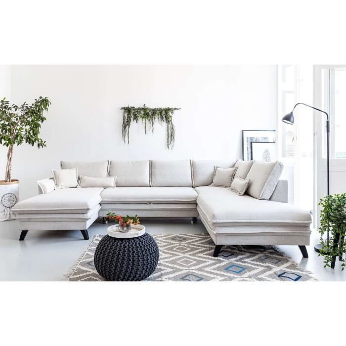 Canapé Beige Cdiscount