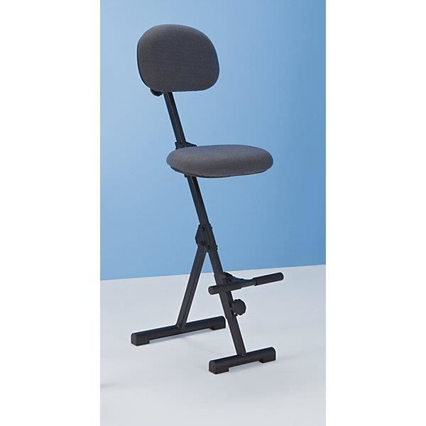 Assis-debout - hauteur réglable de 550 à 900 mm, avec repose-pieds  habillage PU noir - Appuie-fesses Assis-debout Chaise - Cdiscount Maison