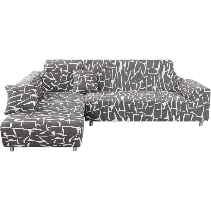 Housse De Canape D Angle Avec Appui Tete Amovible