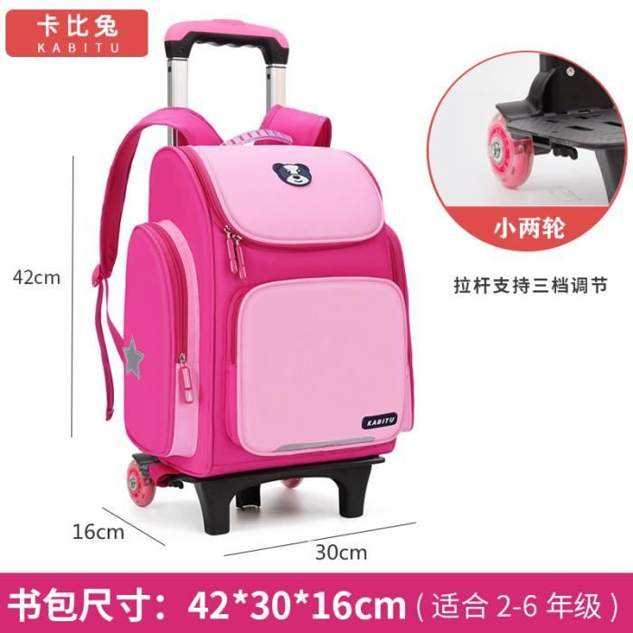 Sac ?� dos ?� roulettes pour ?�tudiants de grande capacit?�, sacs ?� roulettes ?�tanches, sacs ?� 