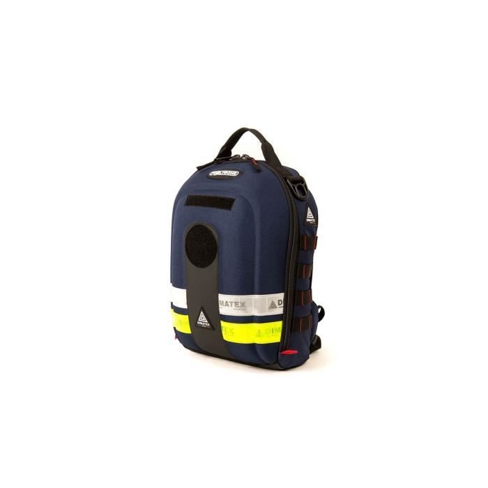 Sac dos d intervention MATT Mini POLYGONE Bleu Dimatex