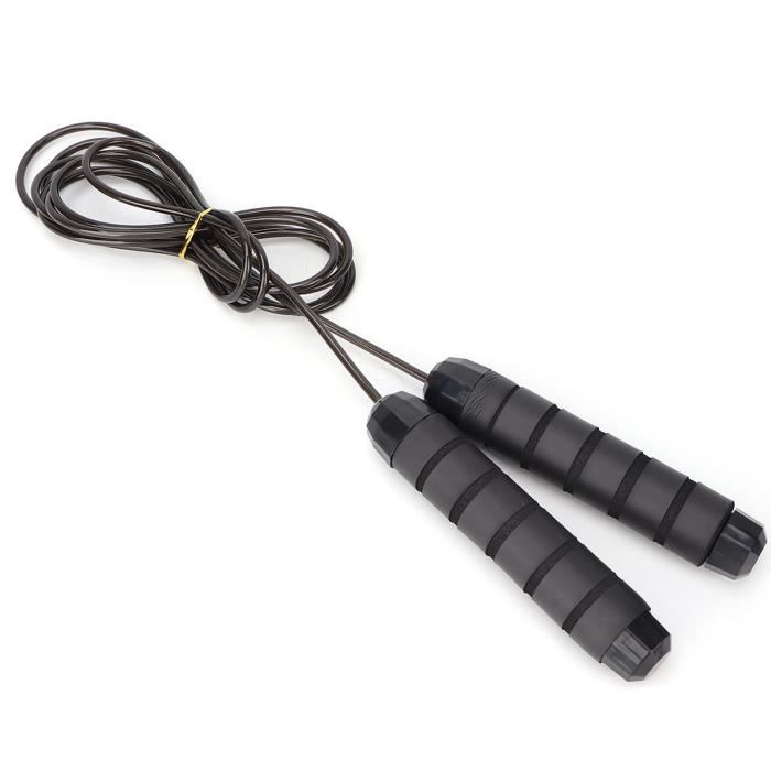 AYNKH Lot De 2 Cordes à Sauter Réglables – Avec Sac De Rangement, Poignée Antidérapante, Pour Fitness HIIT, Perte De Poids