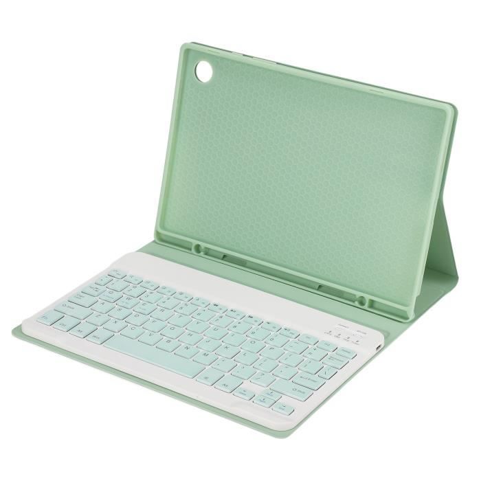 Clavier Bluetooth Avec étui Pour Tablette - Trackpad Intégré, Rechargeable USB-C, Compatible Windows, Android, IOS - Gris Fer - 9