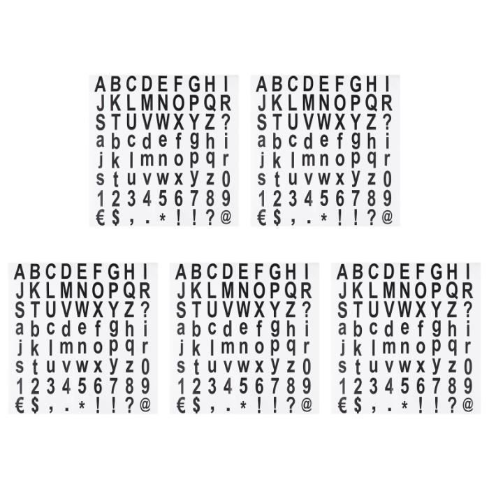 QHFlashbuy Autocollants Lettres,12 Feuilles Lettres à Paillettes Lettre