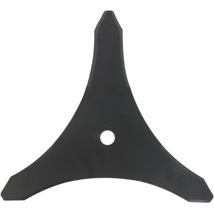 Lame professionnelle 3 dents adaptable pour débroussailleuse - Coupe de 350mm, alésage: 20,0mm, épai