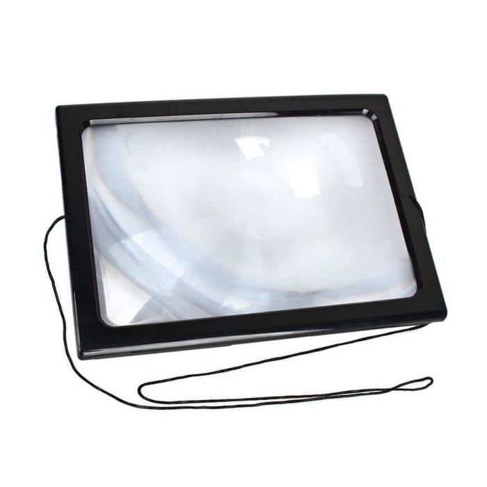 Loupe éclairée LED 10x/25x/45x - 13,2 Cm Avec 37 LEDs, 3 Modes - Pour Lecture, Bricolage, Personnes âgées