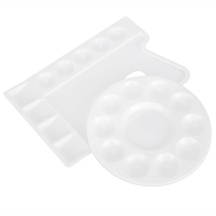 Palette De Peinture Plastique En Vrac - Plateaux D'art Personnalisables