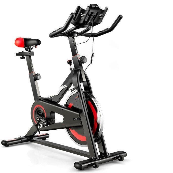 Vélo D'appartement Pliable - Résistance Magnétique 10 Niveaux, Siège Réglable, Support 150 Kg, Silencieux