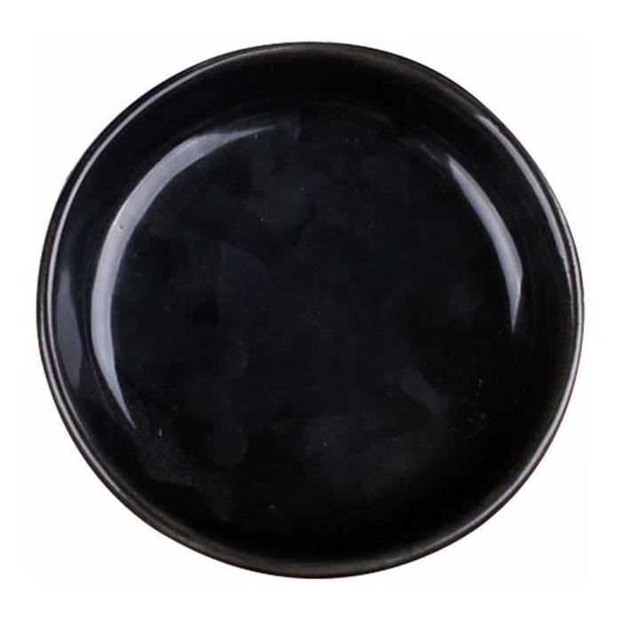 Céramique Gua Sha Plaque Jambe Brûlure Plat Outil De Massage Dia 9.8cm