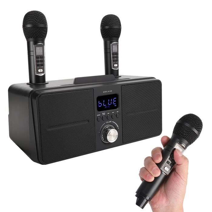 HURRISE Enceinte Bluetooth de Karaoké pour toute la famille avec microphone  sans fil intégré et qualité sonore élevée - Cdiscount Jeux - Jouets