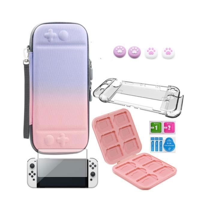 Housse de protection Nintendo Switch OLED 8 pièces Mixte