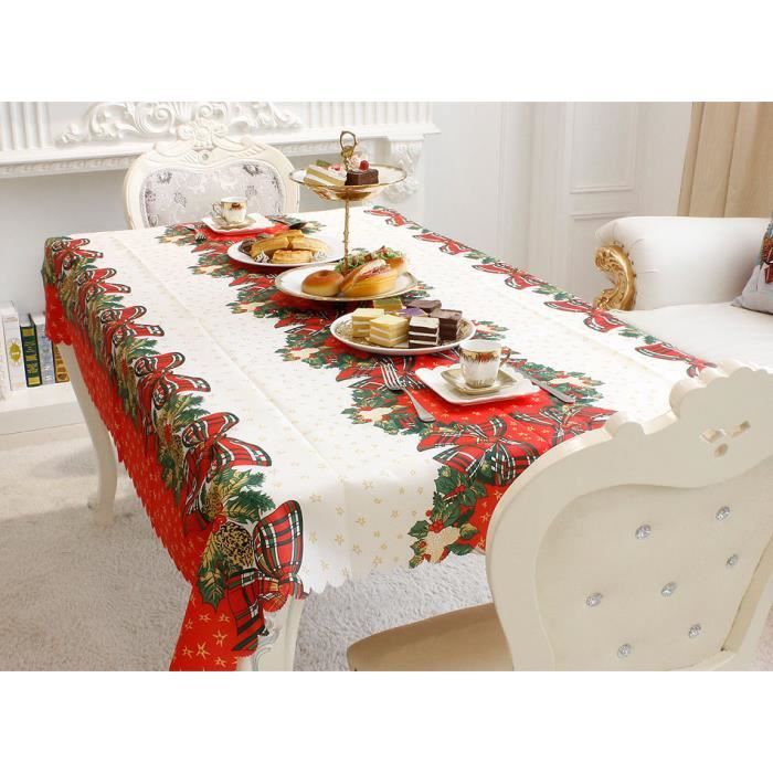 Nappe Rectangulaire Coton et Lin Nappe Motif Flèche Nappe de Table