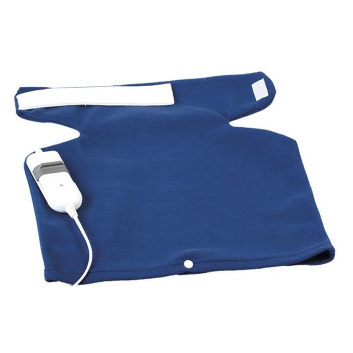 Coussin Chauffant Électrique Lombaire Avec Sangles - 9 Niveaux De Chaleur, Protection Surchauffe, Lavable