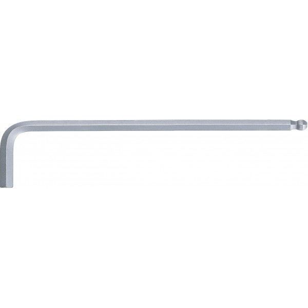 KS Tools 151.2106 - Clé mâle 6 pans à tête sphérique longue, 6 mm