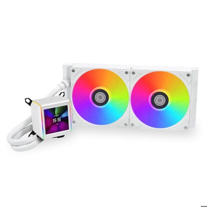 Refroidissement liquide - LIANLI - GALAHAD II LCD 280 - Blanc - ARGB - 280 mm