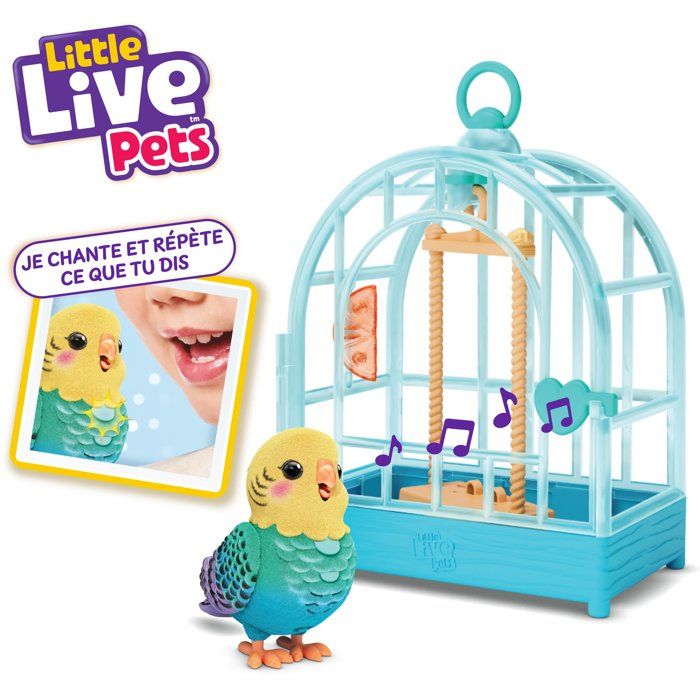 Figurine interactive - LITTLE LIVE PETS - Oiseau Indie - Sons - Répète