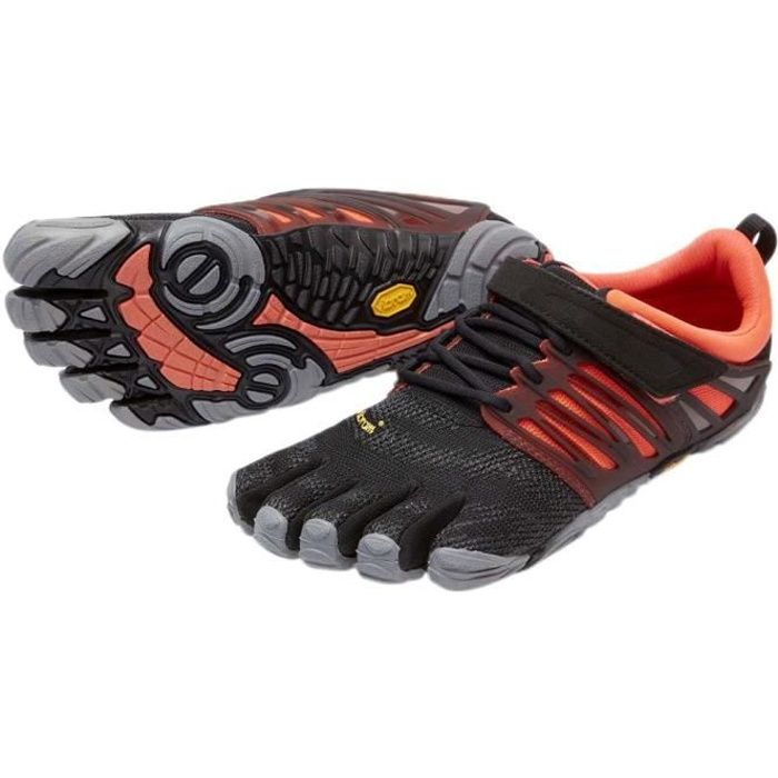 chaussures de trail running pour femme - vibram fivefingers v train - noir - alpinisme - sentier