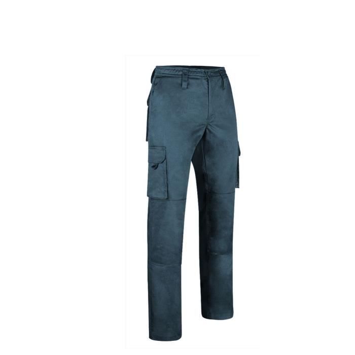 Pantalon de travail multipoches Homme METIER gris ciment