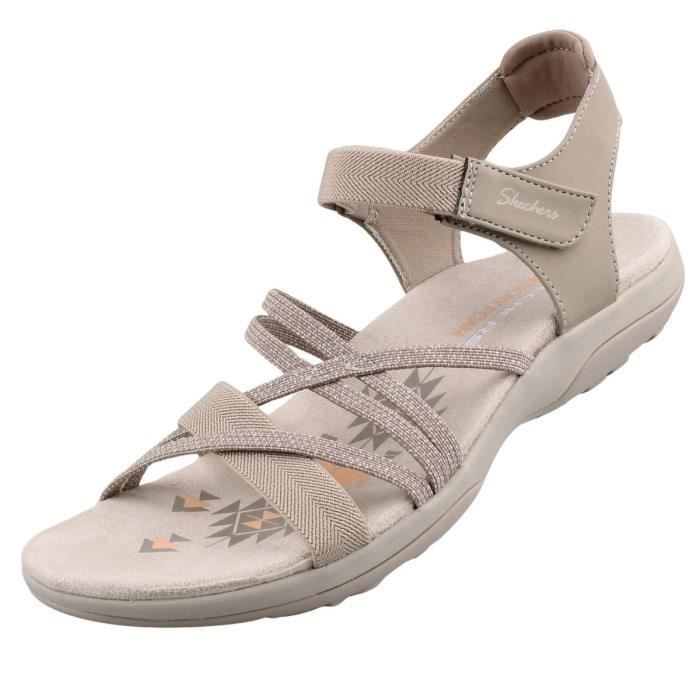 Sandale de trekking Skechers Femme Beige 163193-TPE Bandes