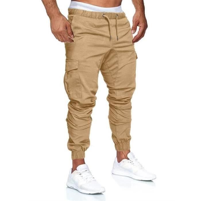 ORANDESIGNE Homme Pantalons Casual Jeans Sport Jogging Slim