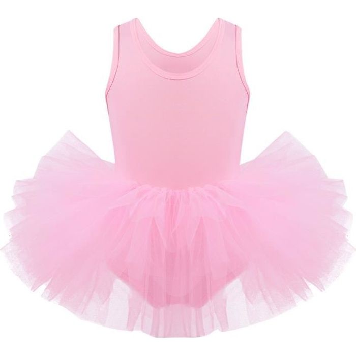 Enfant Fille Tutu Danse Classique Ballet Tulle Bodysuit Jumpsuit Dancewear  2-8 Ans Rose - Cdiscount Sport