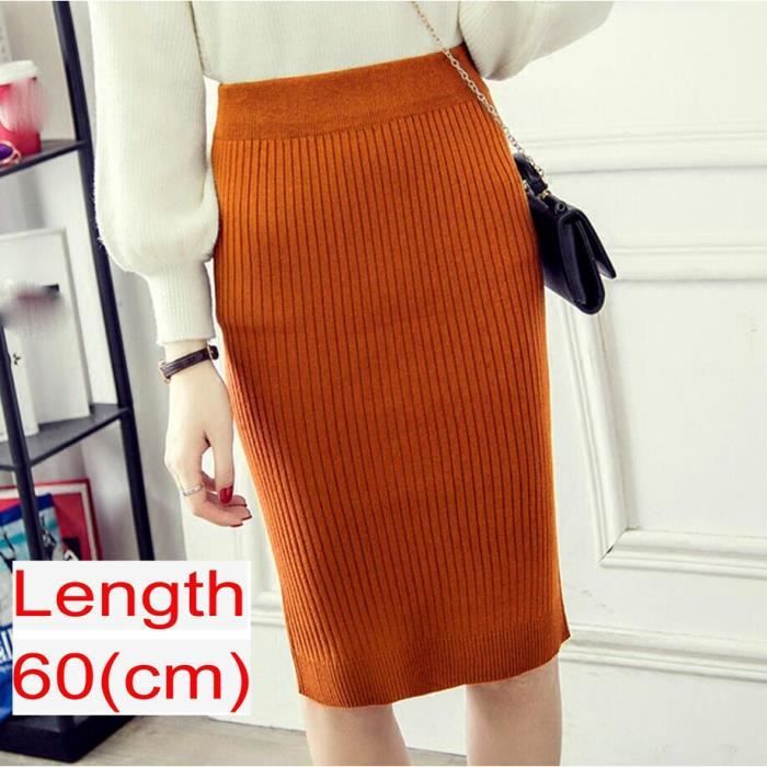 Jupe crayon noire pour femmes Type yellow 60cm Blanc Cdiscount Pret a Porter