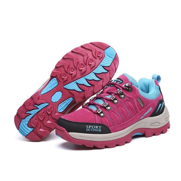 Chaussures de randonnée femme Millet Hike - Rose - Légères et