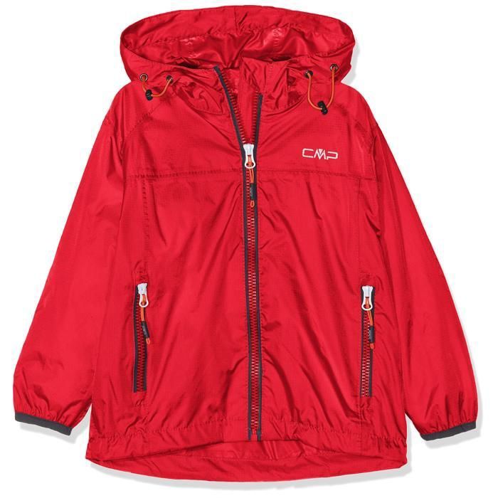 Veste à capuche imperméable enfant CMP - ferrari